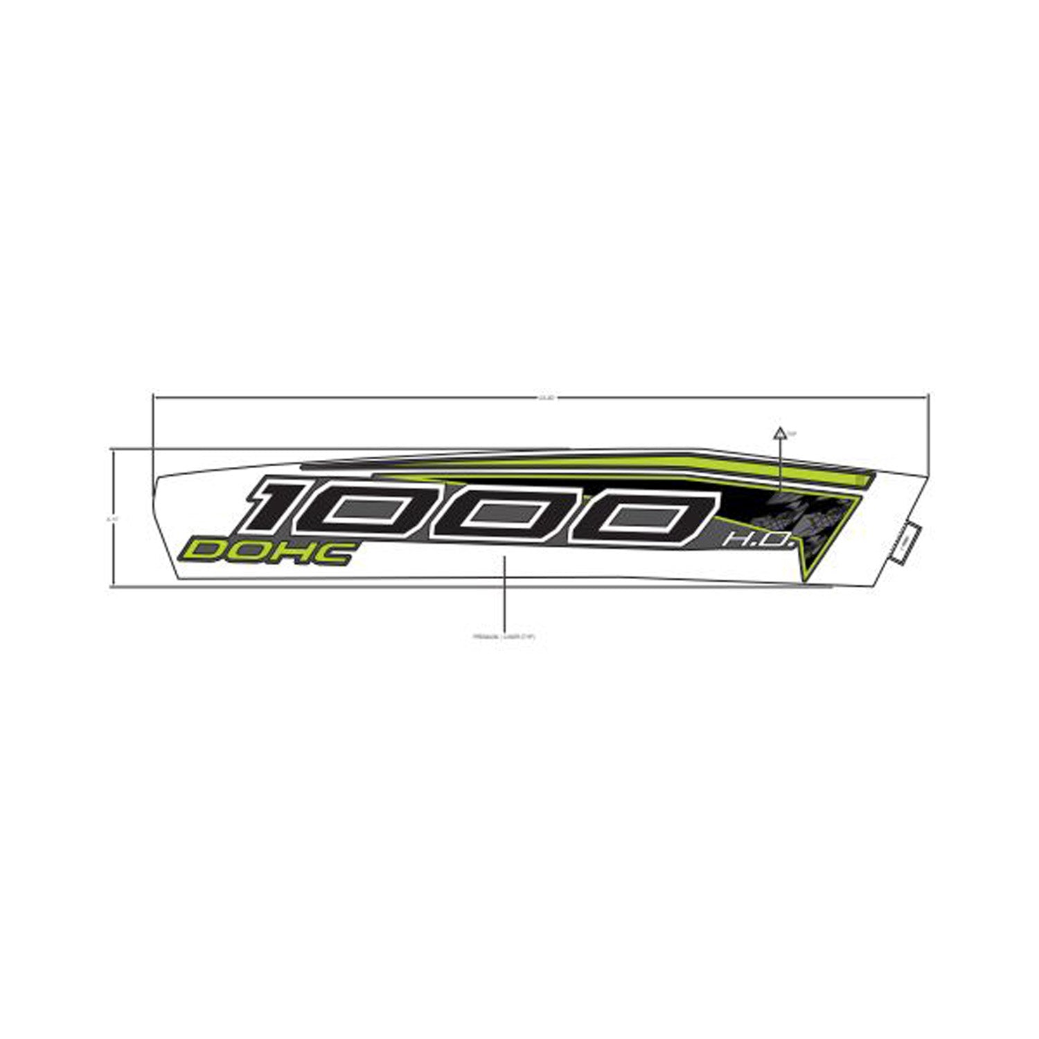 Upper Hood Decal, Right by Polaris
