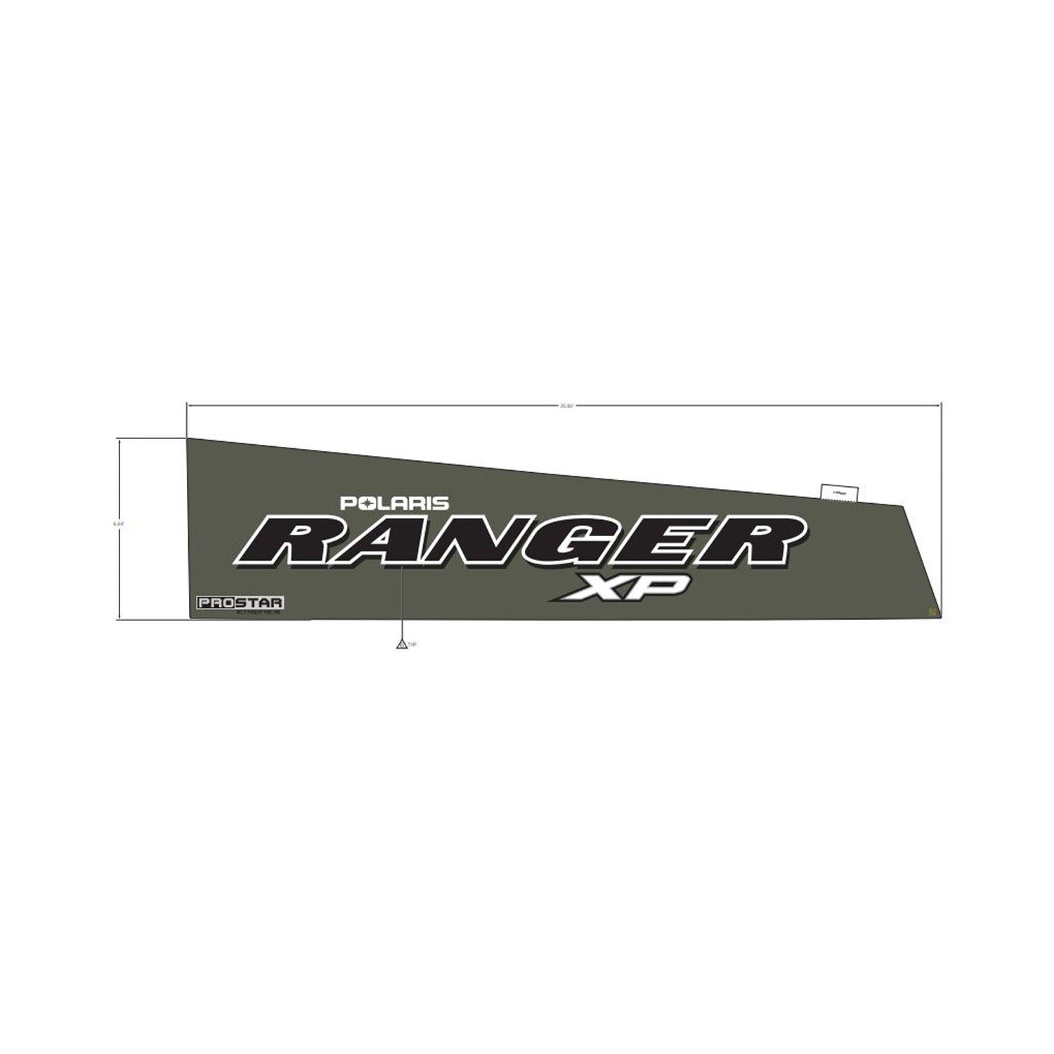 Cargo Box Decal, Xp, Prostar, Right by Polaris