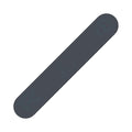 Dark gray rectangular ignition decal with subtle Polaris logo and lighting symbols embossed.