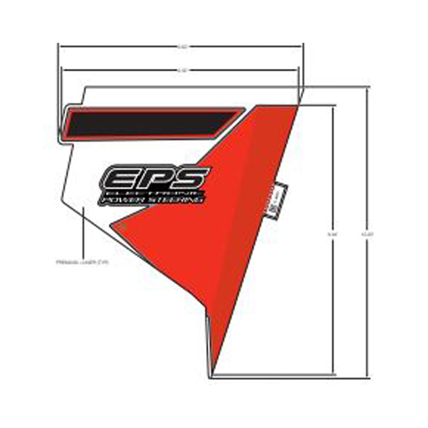 Front Fender Decal, Lower, Eps, Right by Polaris