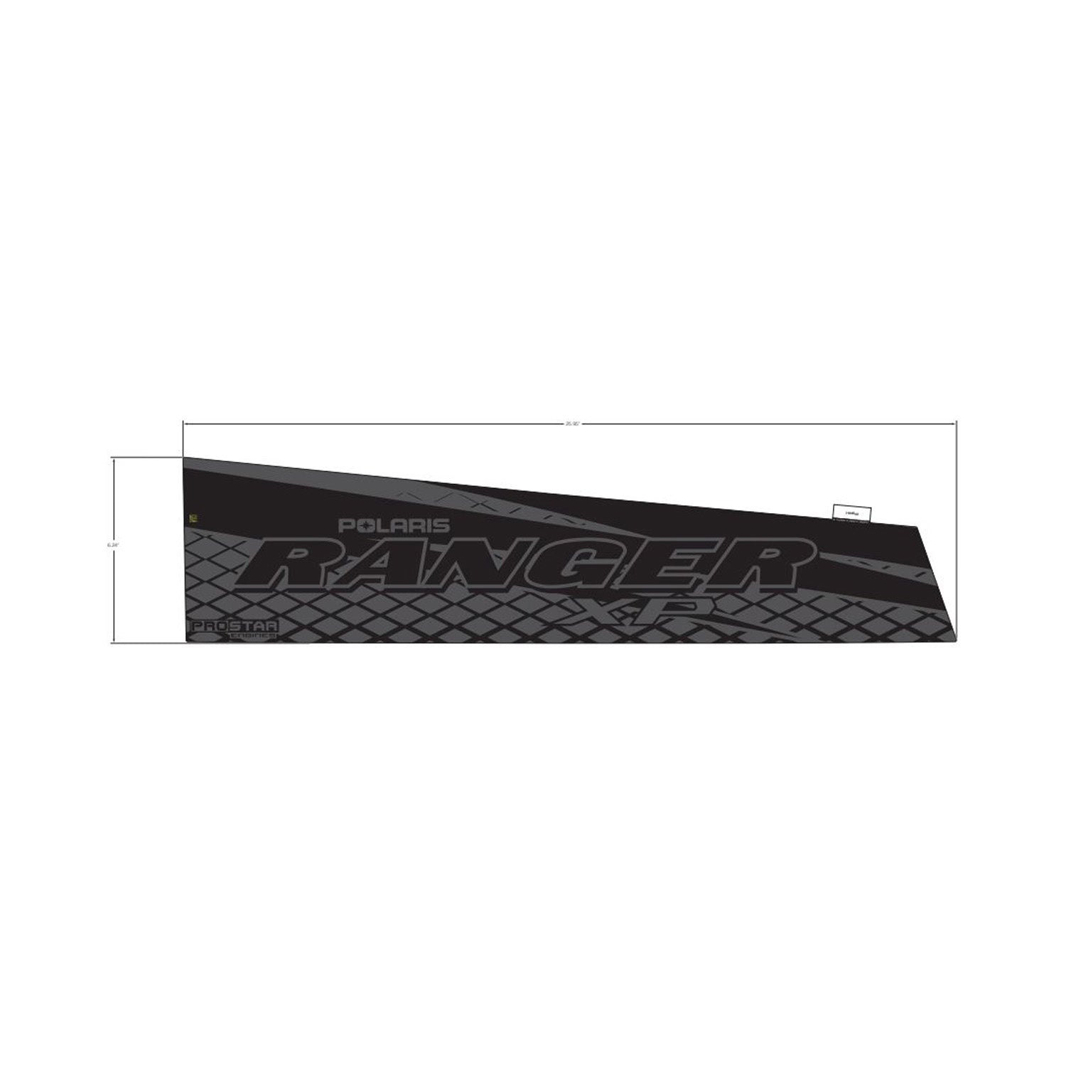 Cargo Box Side Decal, Rear, Xp, Right by Polaris
