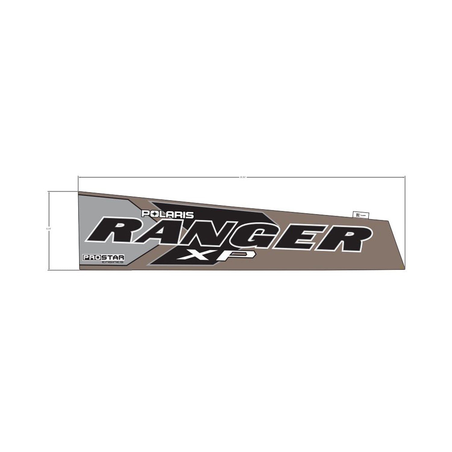 Cargo Box Side Decal, Xp, Right by Polaris