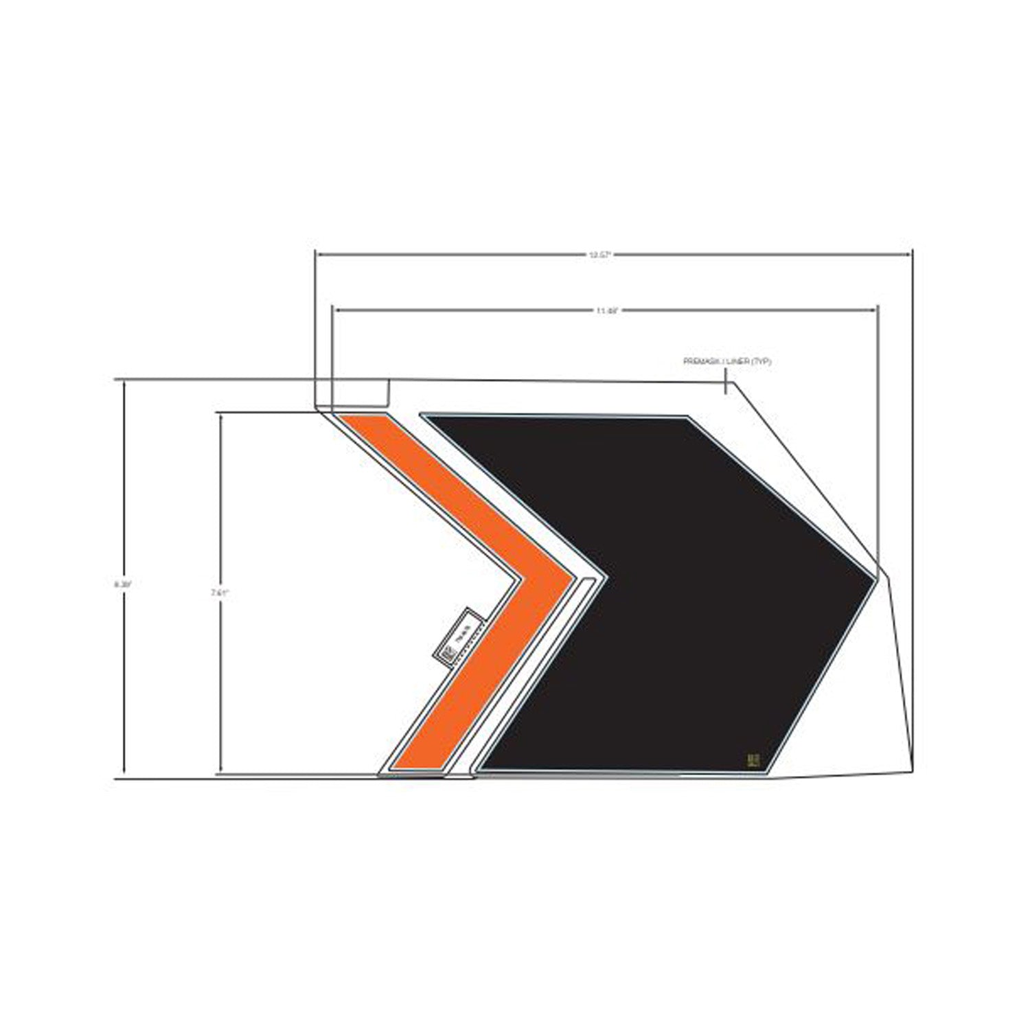 Front Fender Decal, Upper, Left by Polaris