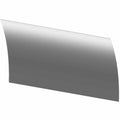 Gray rectangular Airbox Warning Decal with slight curve for Polaris vehicles.