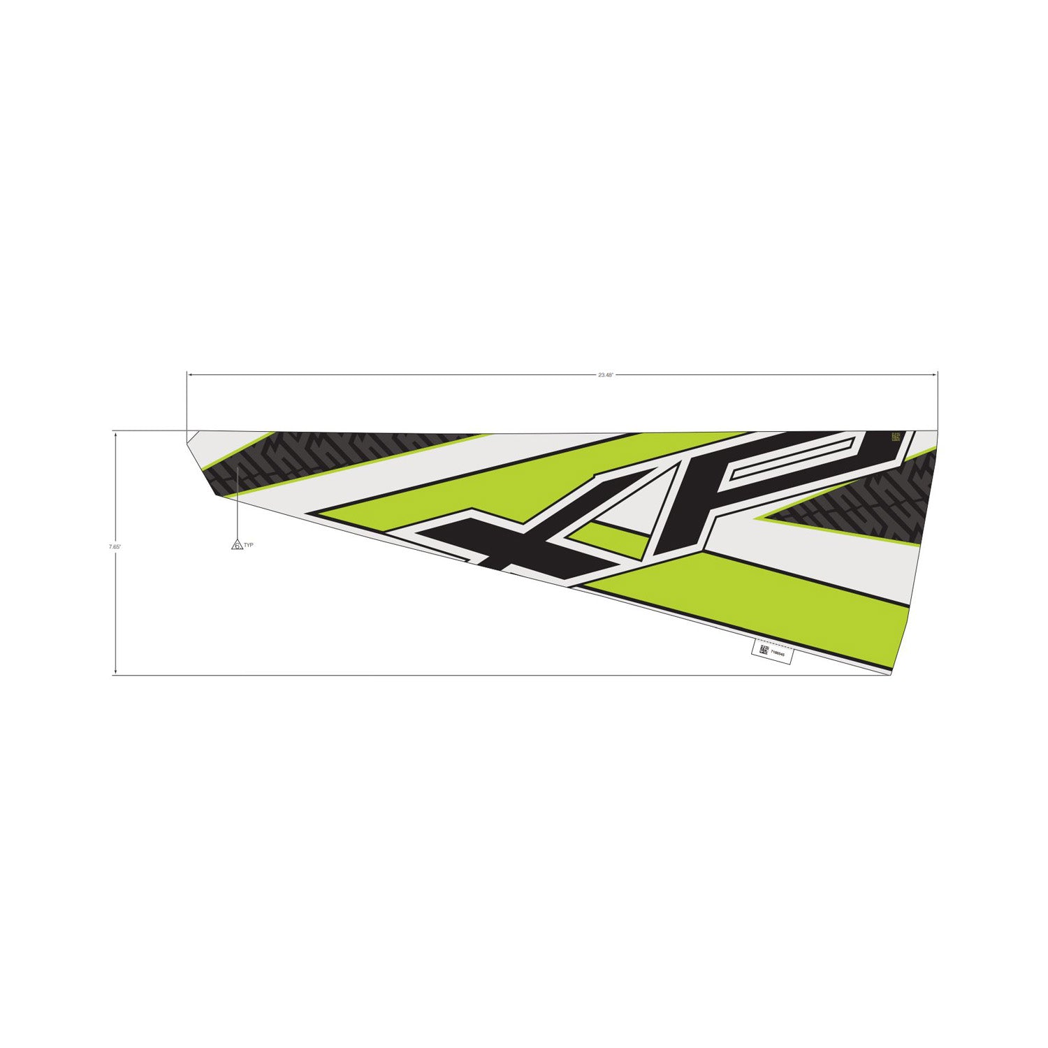 Door Decal, Middle, Xp, Left by Polaris