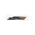Front Fender Decal, Upper, Turbo, Right by Polaris