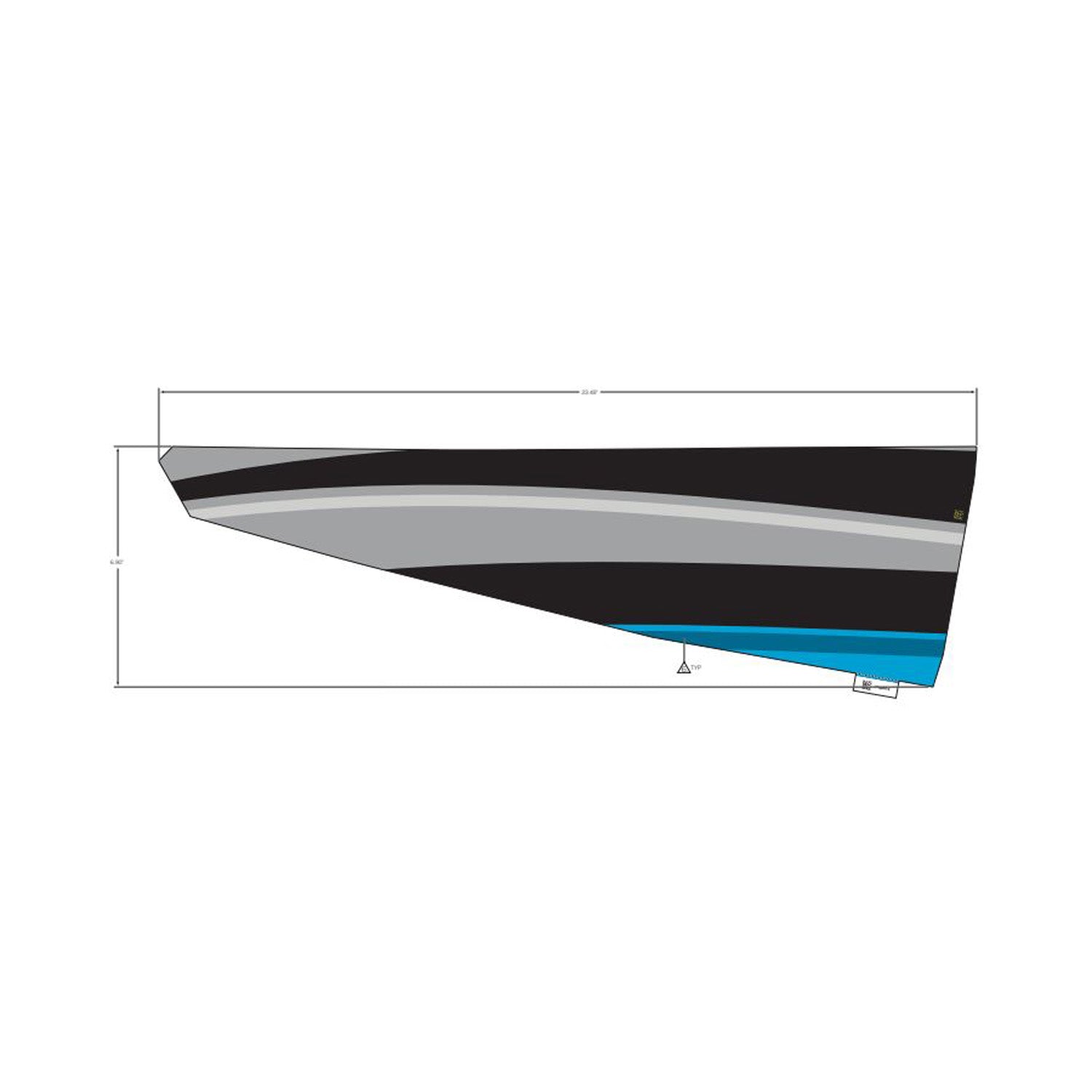 Door Decal, Middle, Left by Polaris