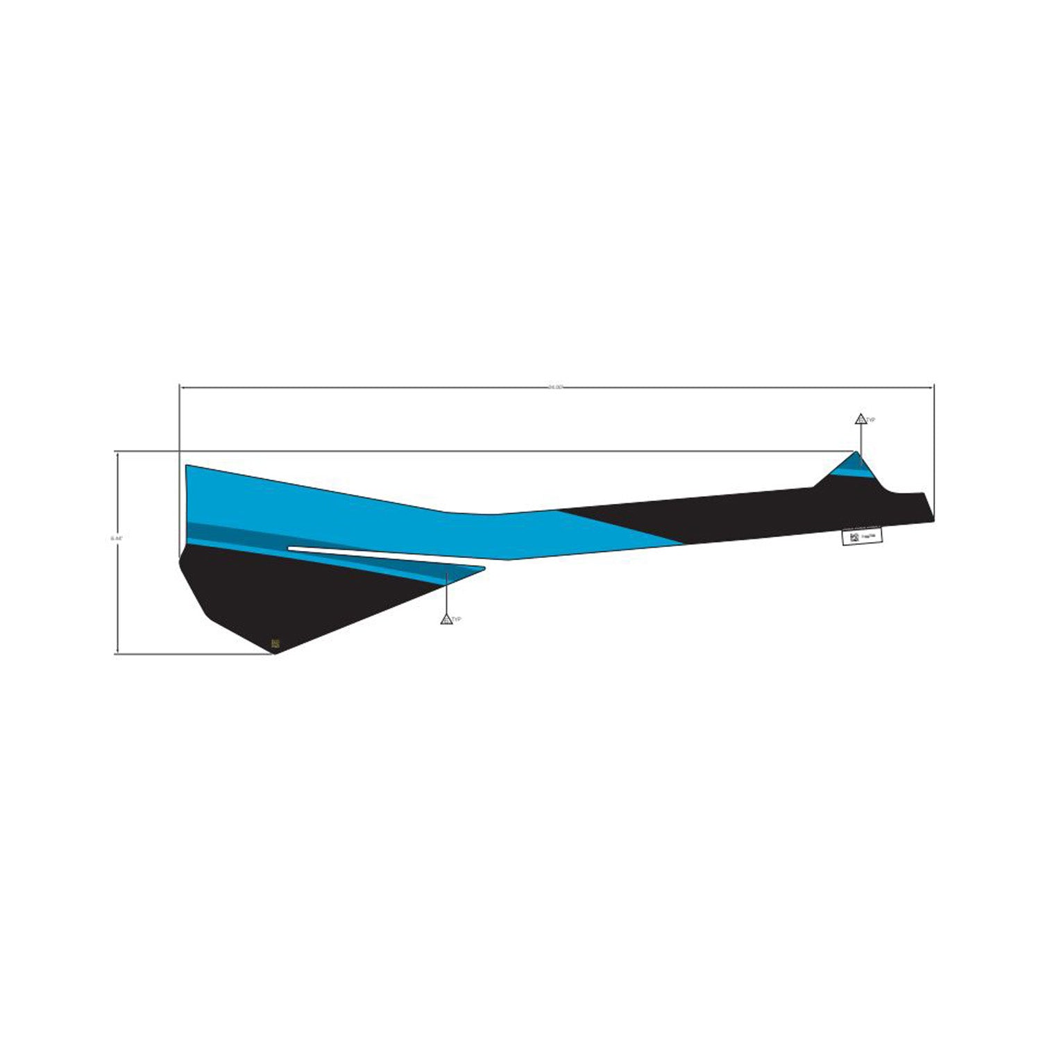 Rear Lower Door Decal, Right by Polaris