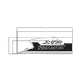 Fender Decal, Front, Left, Xp, by Polaris