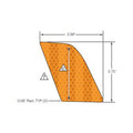 Reflector Decal, Right, Amber by Polaris