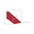 Reflector Decal, Red, Left by Polaris