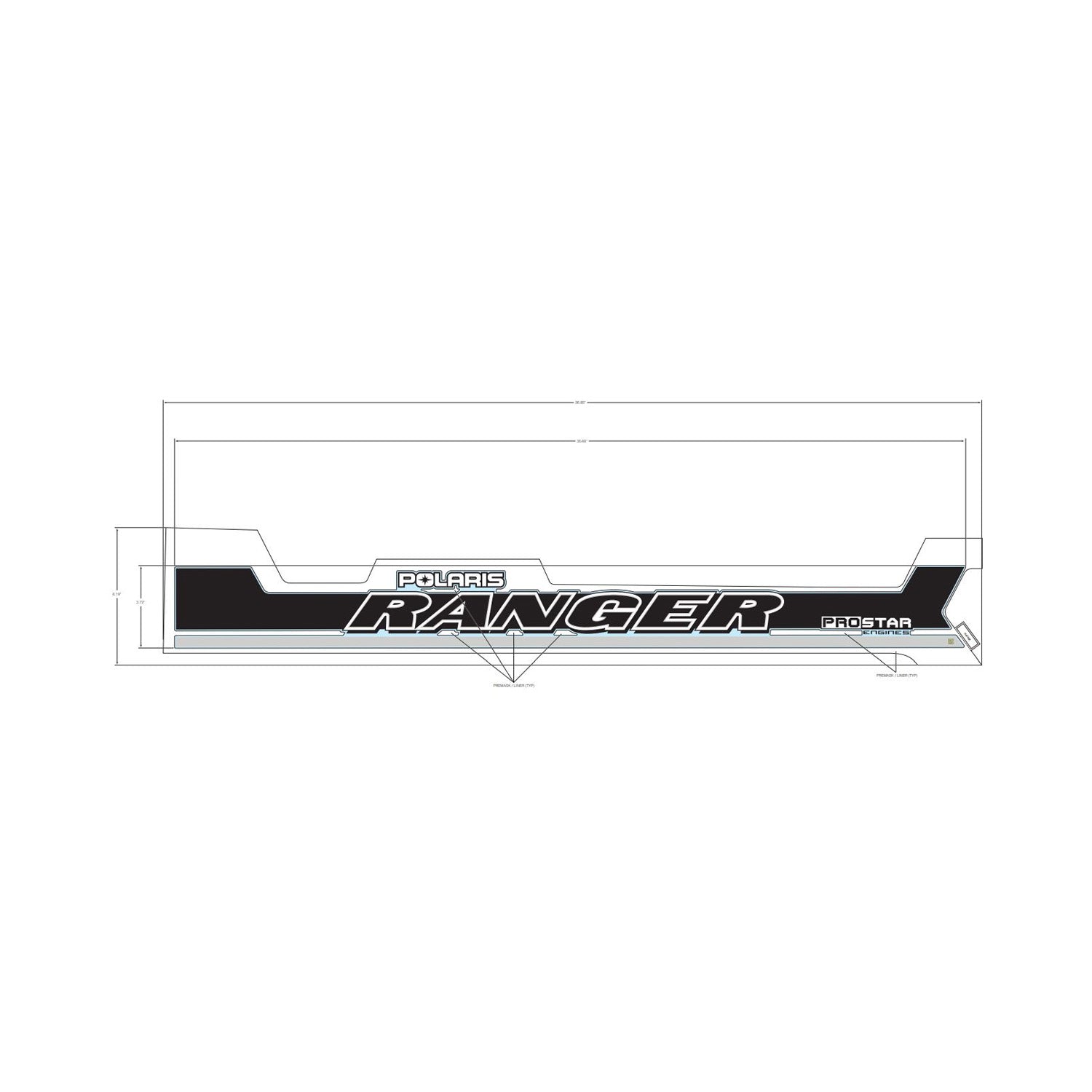 Cargo Box Side Decal, Left by Polaris