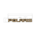 Tailgate Decal, Polaris, Gold by Polaris