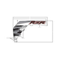 Hood Decal, Right, Red by Polaris