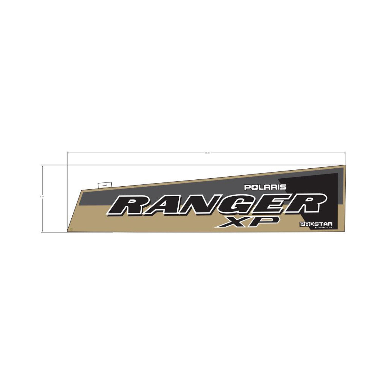 Cargo Box Side Decal, Ranger, Left by Polaris