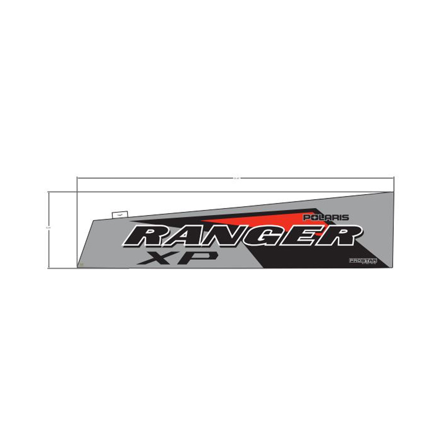 Cargo Box Side Decal, Ranger, Left by Polaris