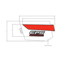 Front Fender Decal, Middle, Eps, Left by Polaris