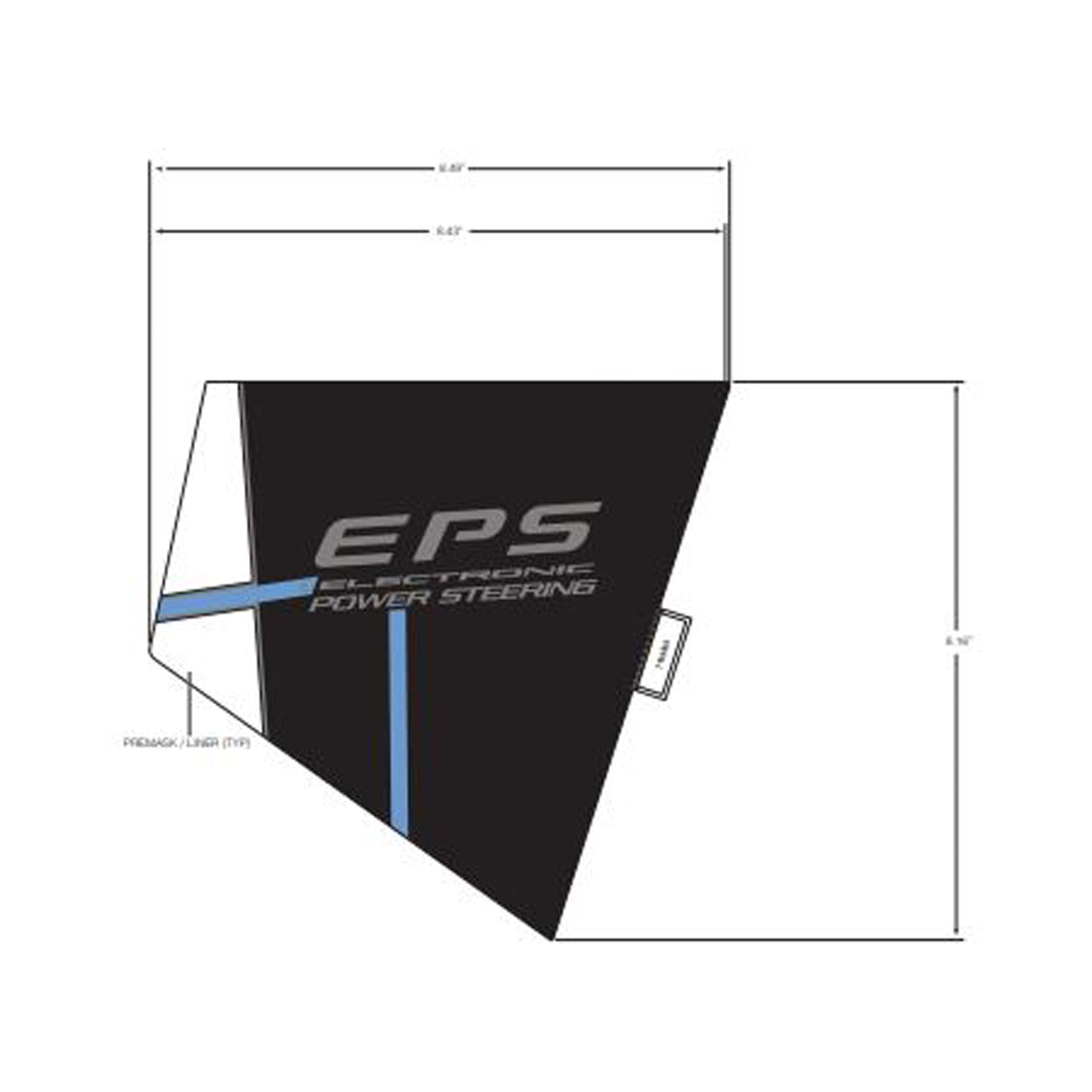 Front Fender Decal, Middle, Eps, Right by Polaris