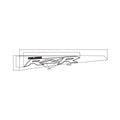 Rear Fender Decal, Upper, RZR, Left by Polaris
