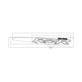 Rear Fender Decal, Upper, RZR, Right by Polaris