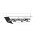 Front Upper Door Decal, RZR, Right by Polaris