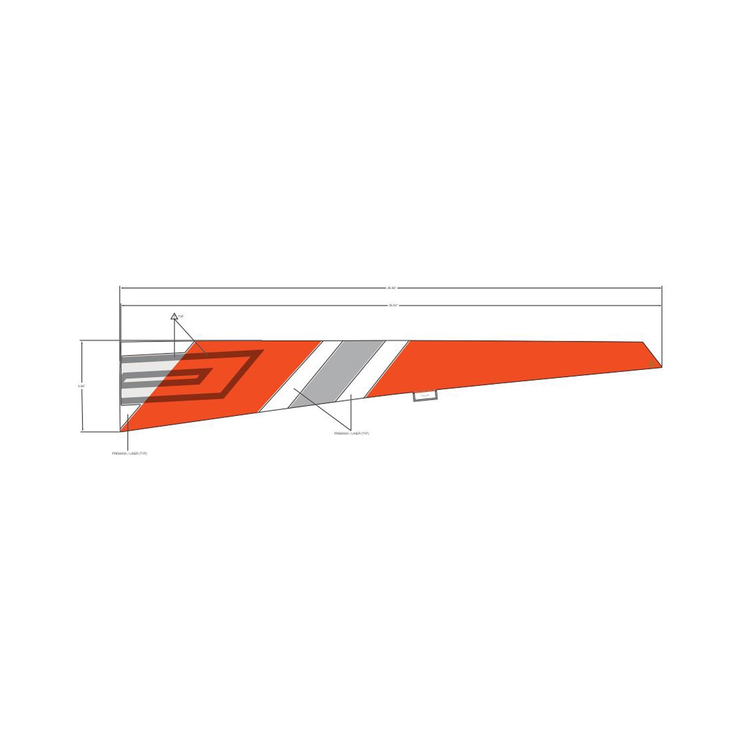 Fender Decal, Rear, Left by Polaris