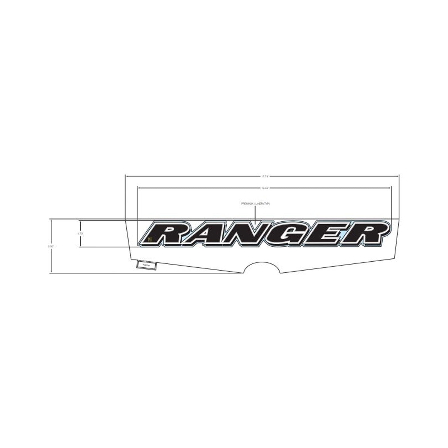 Center Hood Decal by Polaris