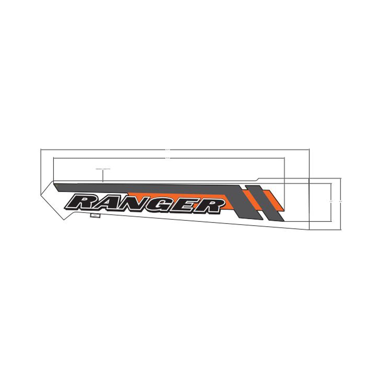 Cargo Box Side Decal, Ranger, Right by Polaris