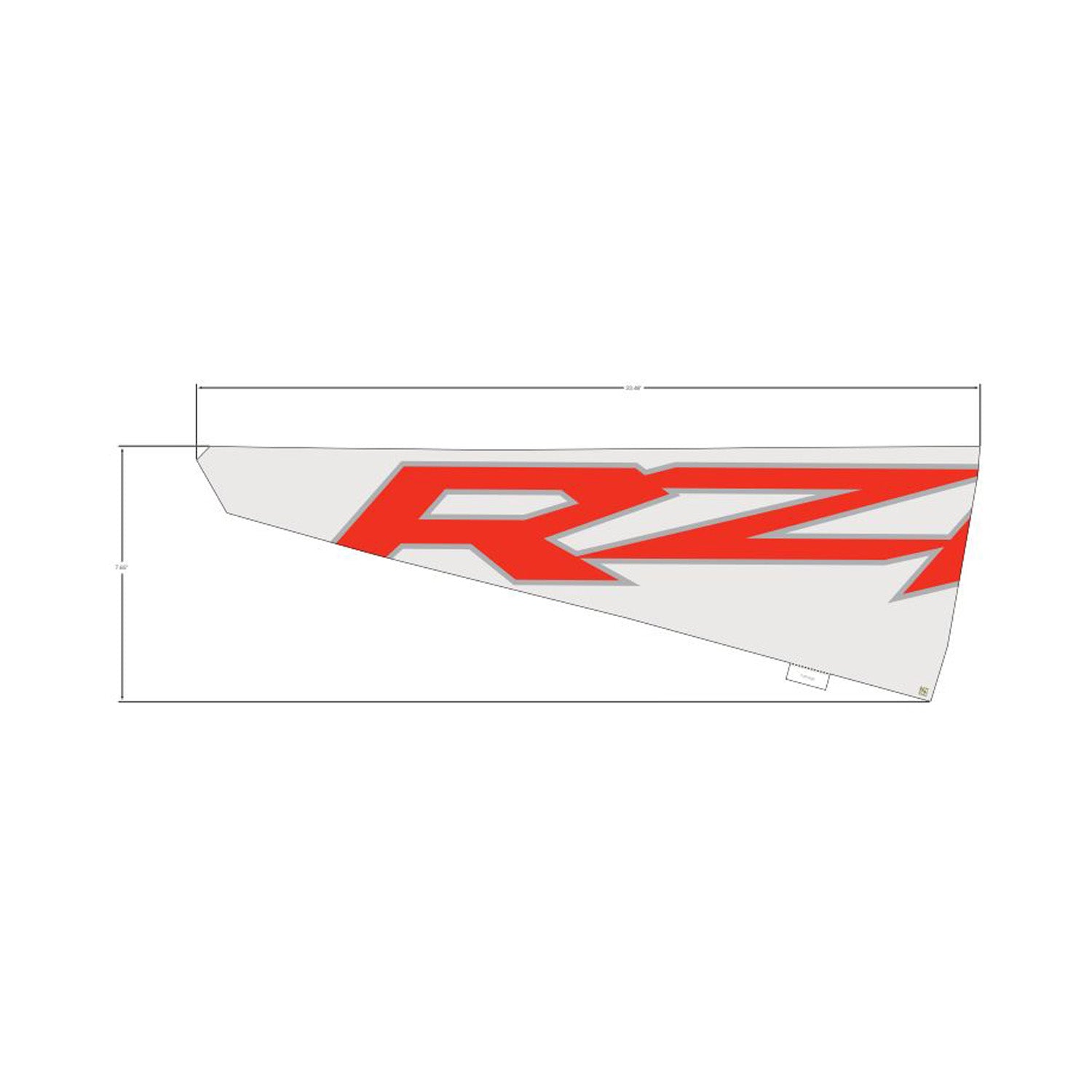 Upper Door Decal, Middle, Left by Polaris