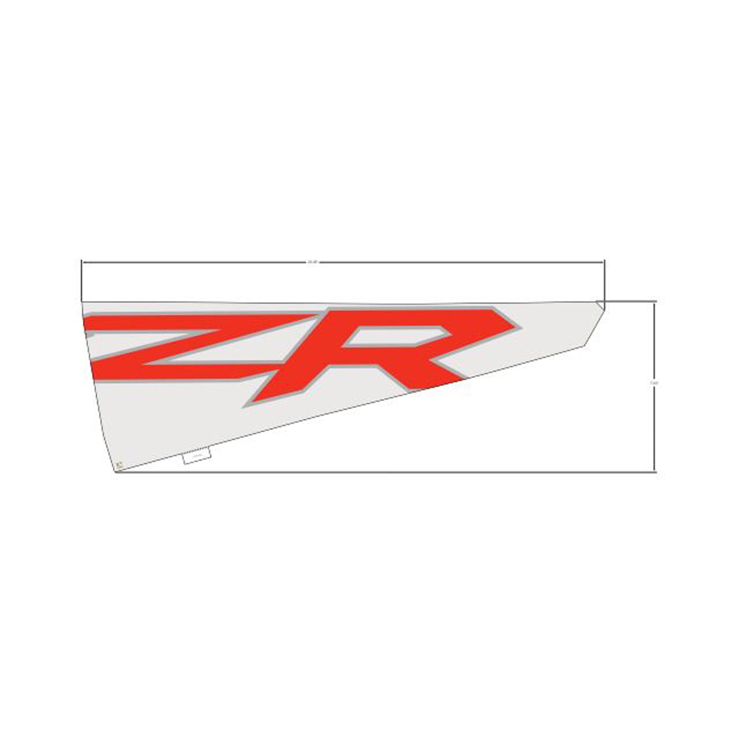 Upper Door Decal, Middle, Right by Polaris