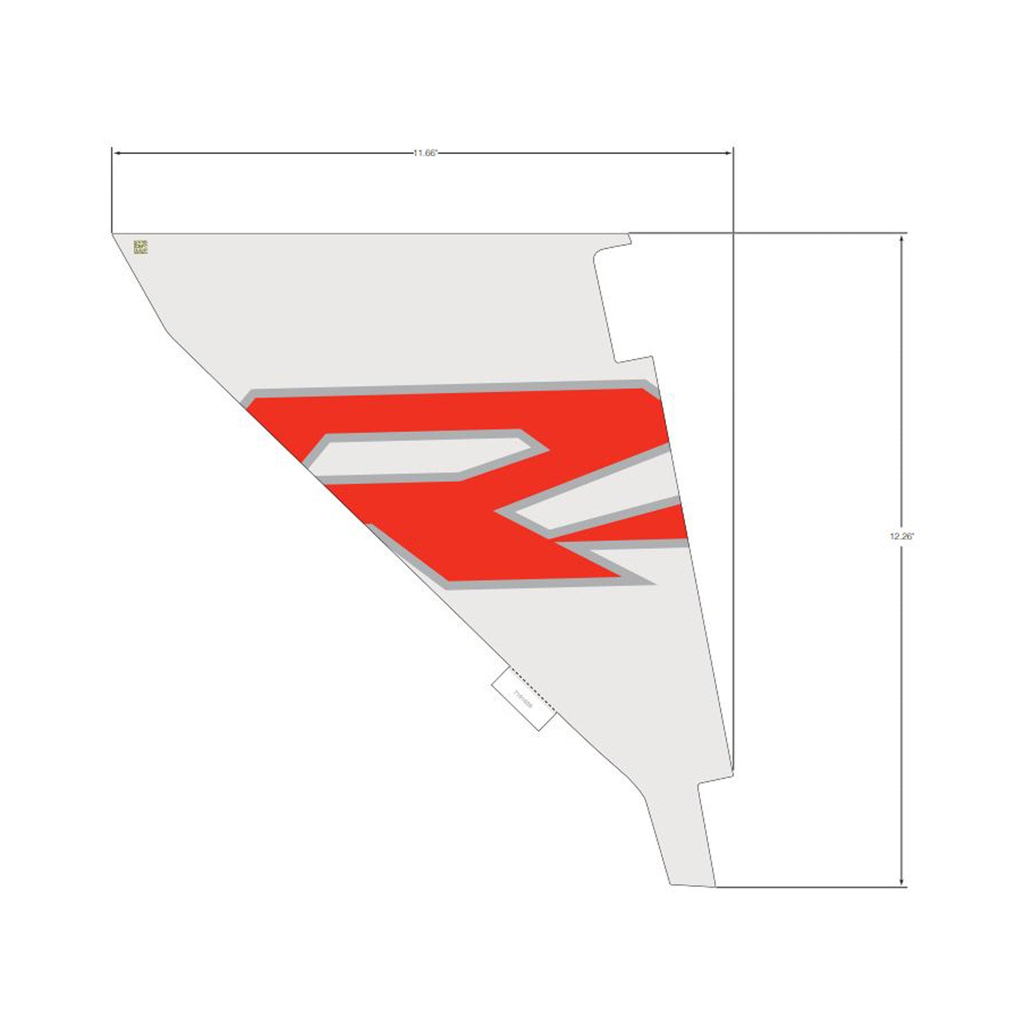 Bolster Cover Decal, Right by Polaris