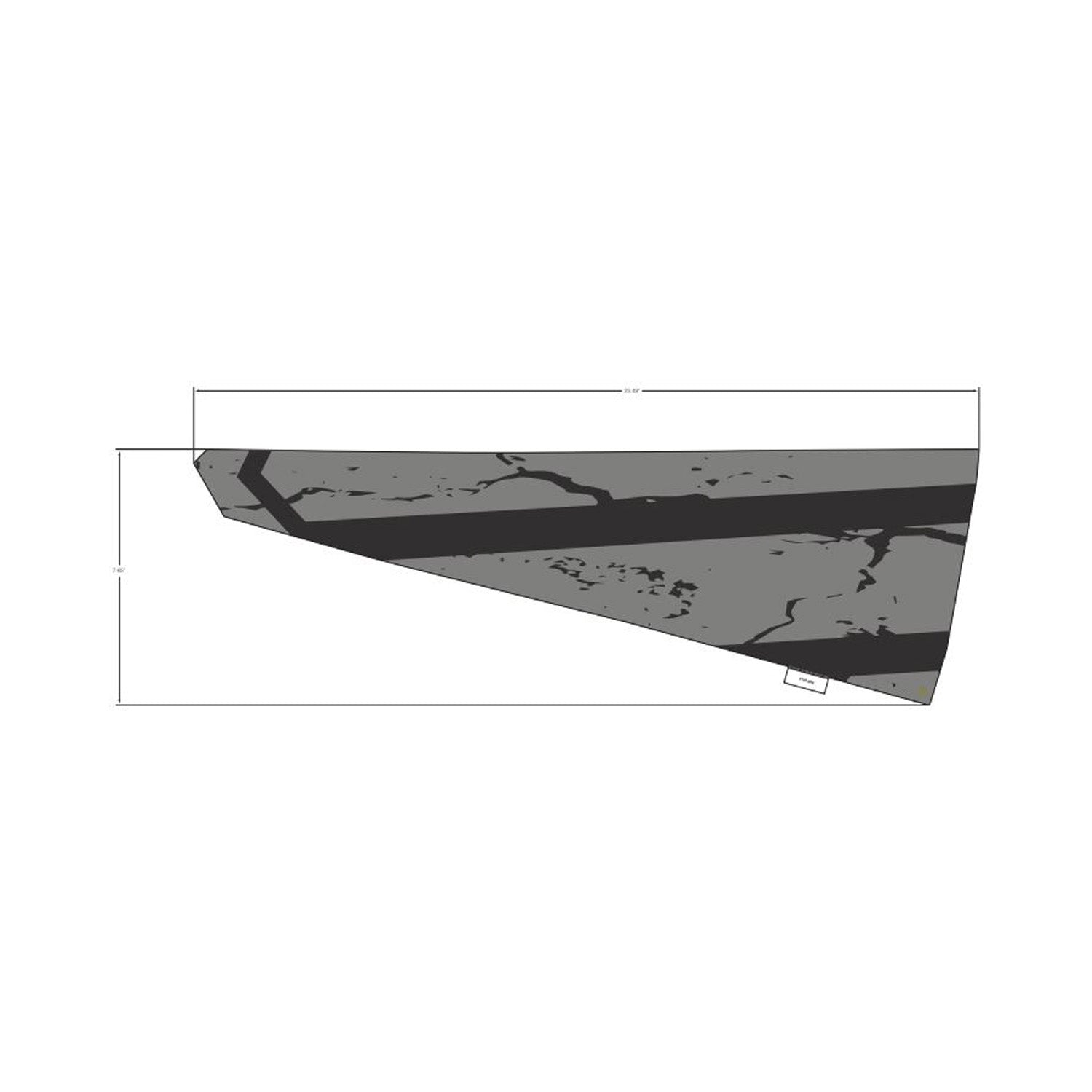 Upper Door Decal, Middle, Left by Polaris