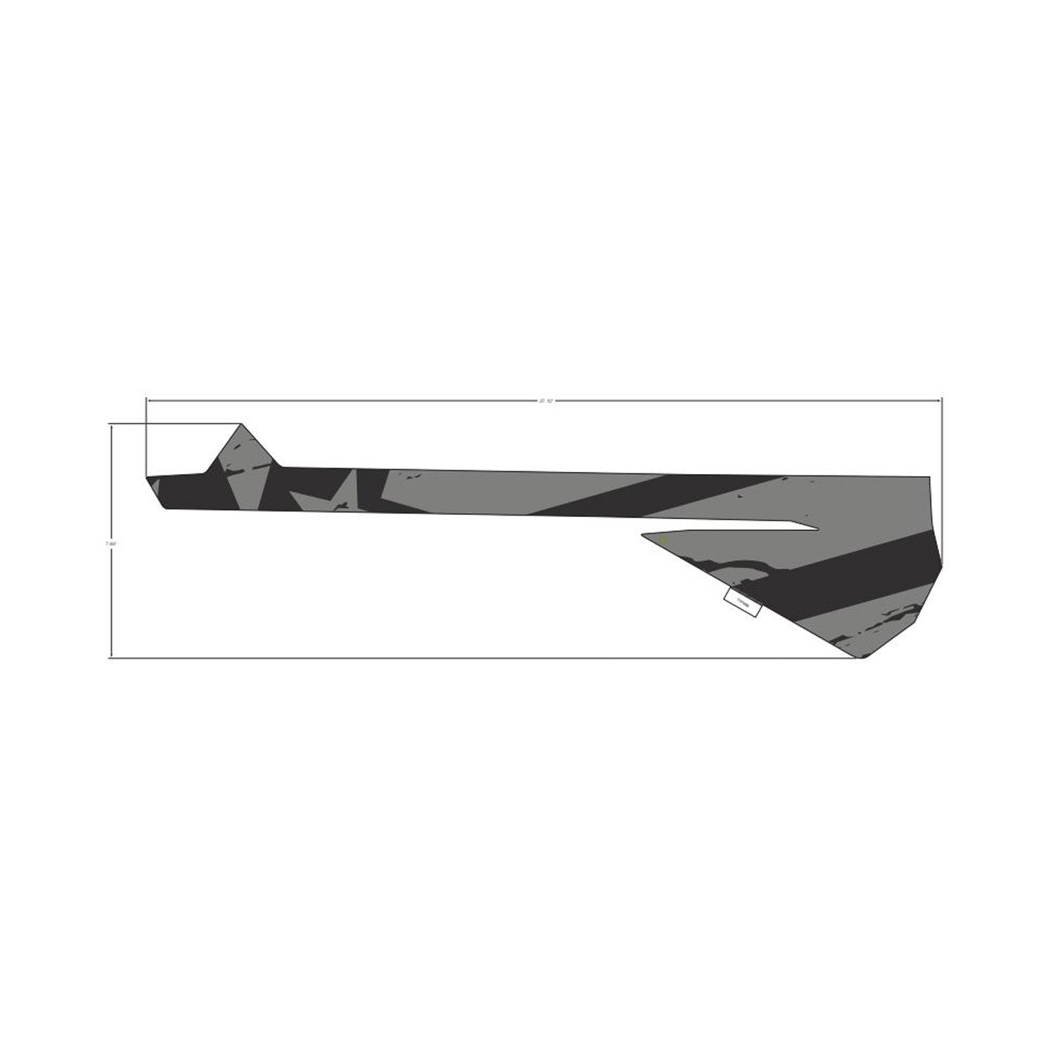 Upper Door Decal, Lower, Left by Polaris