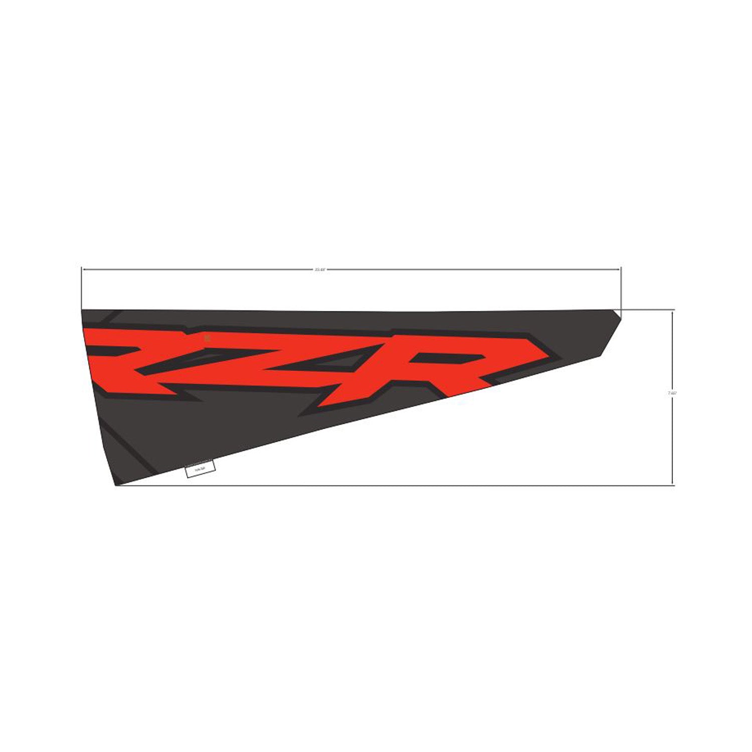 Upper Door Decal, Middle, Right by Polaris