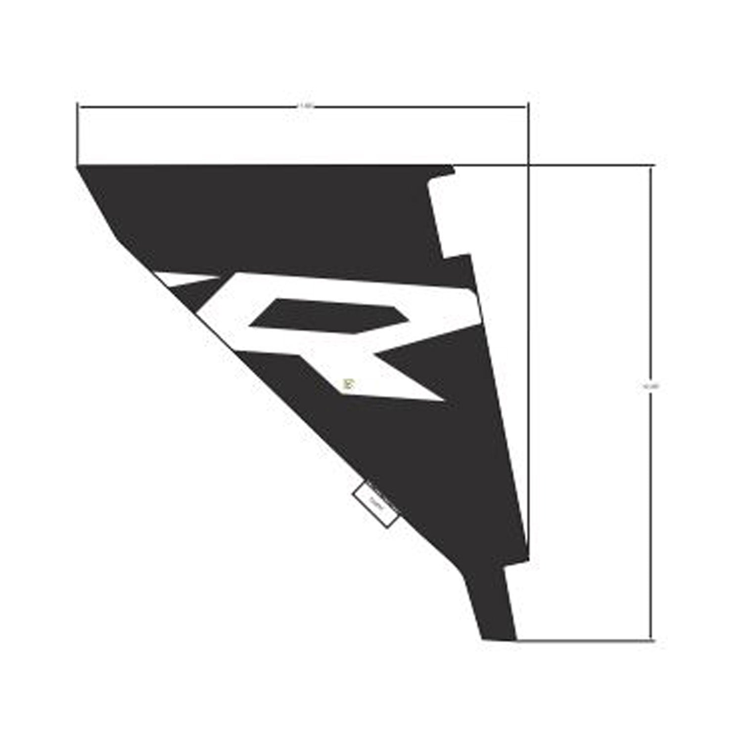 Bolster Cover Decal, Right by Polaris