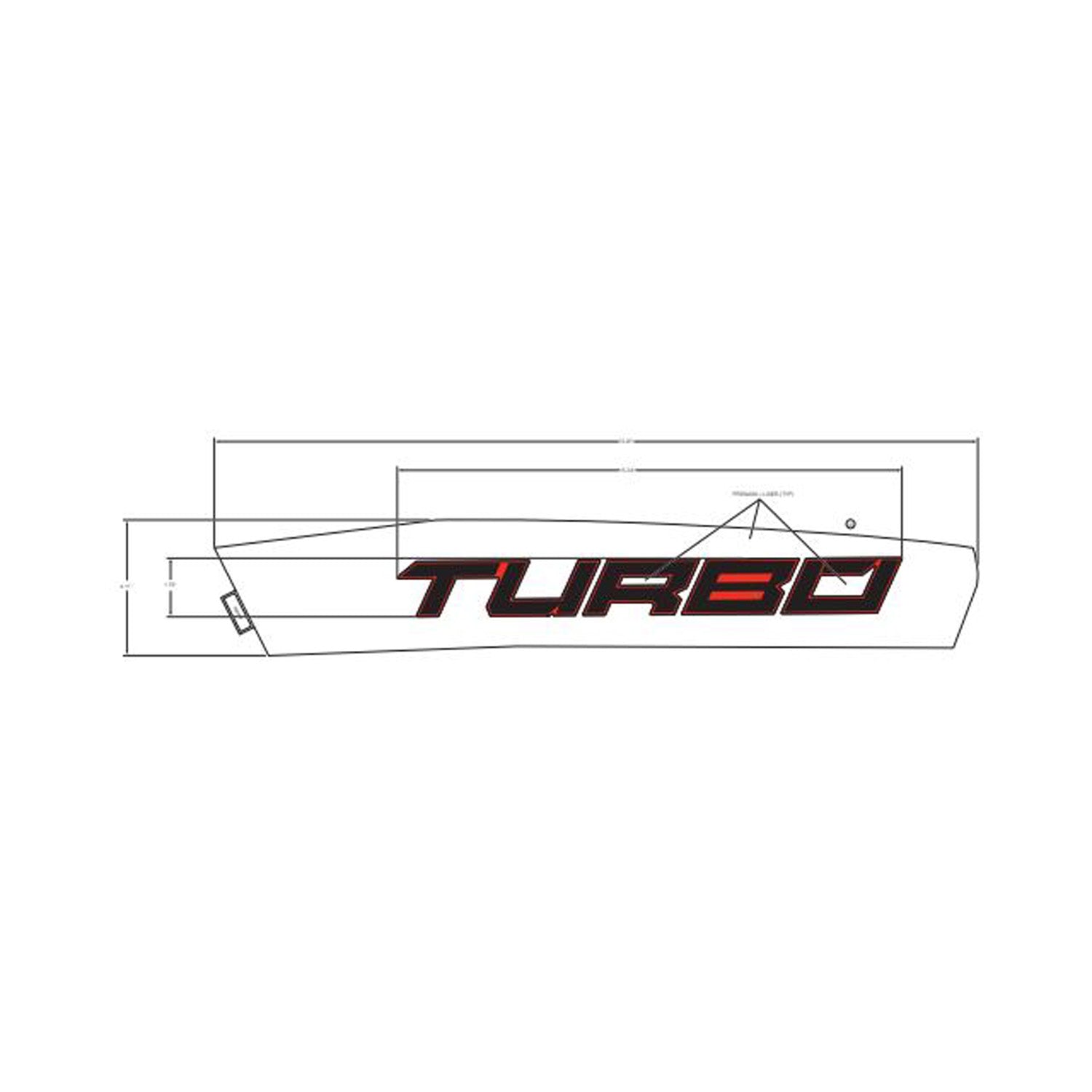 Front Fender Decal, Upper, Left by Polaris