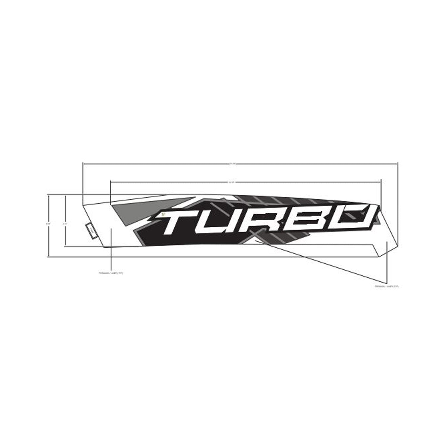 Front Fender Decal, Upper, Left by Polaris