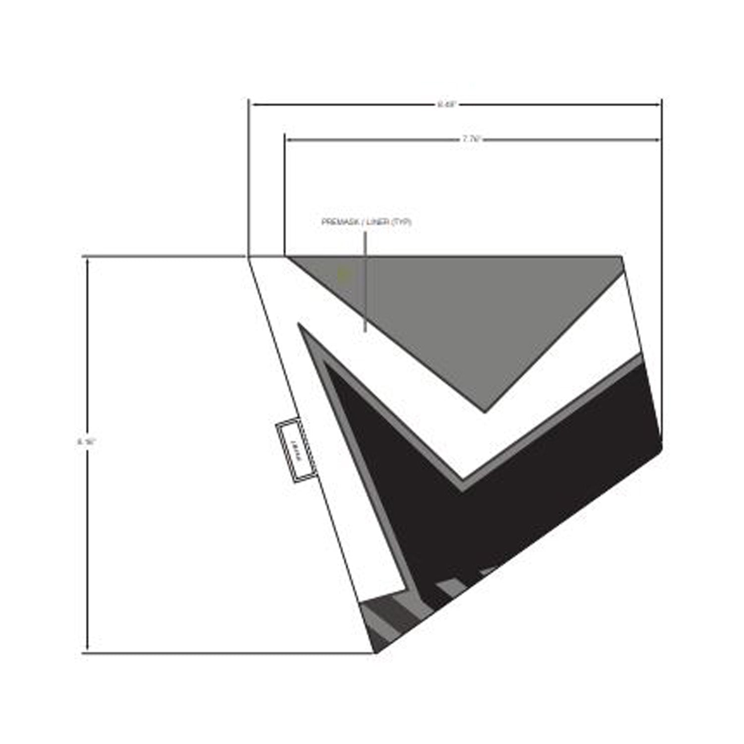 Front Fender Decal, Middle, Left by Polaris