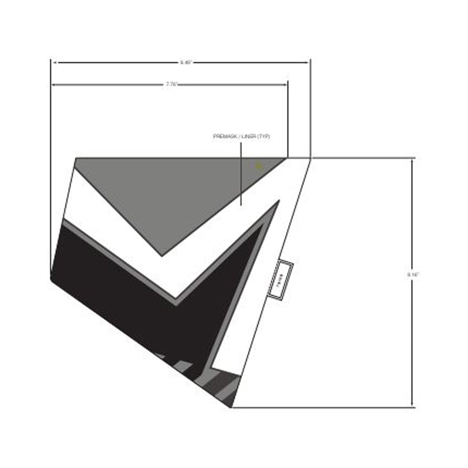 Front Fender Decal, Middle, Right by Polaris