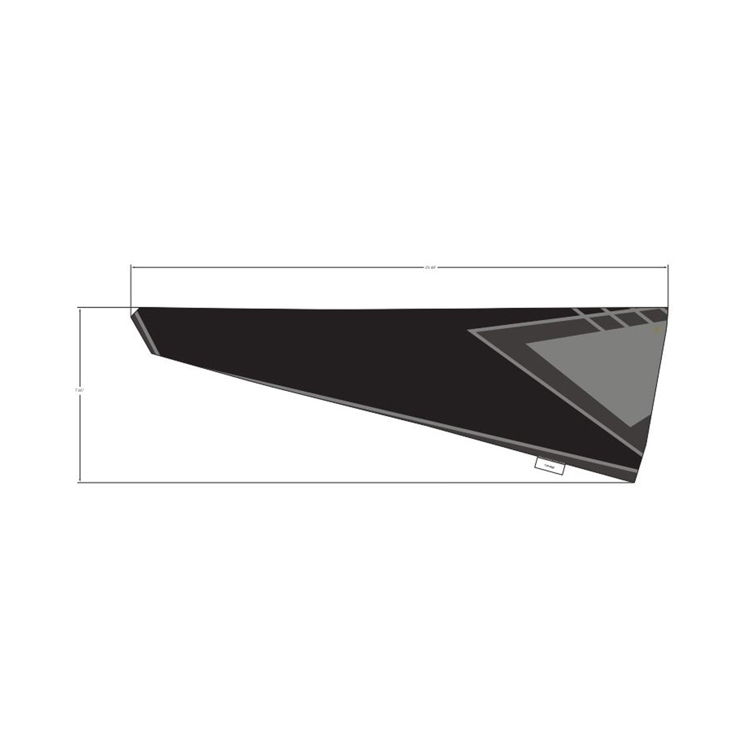 Upper Door Decal, Middle, Left by Polaris