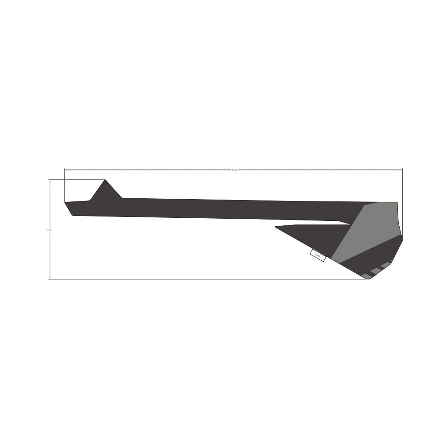 Upper Door Decal, Lower, Left by Polaris