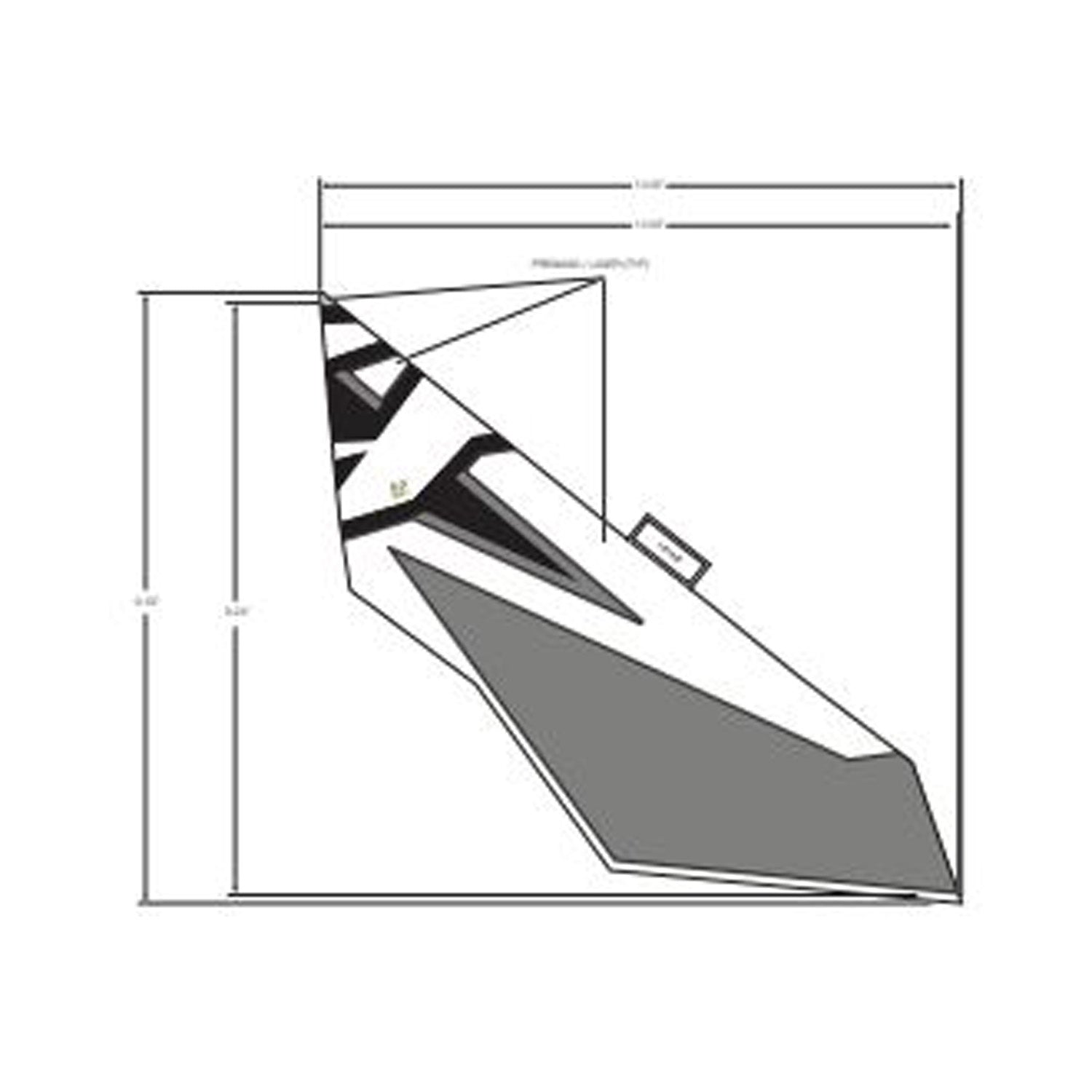 Rear Fender Decal, Lower, Right by Polaris