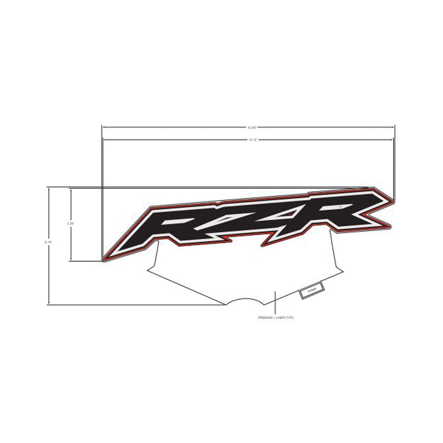 Center Hood Decal by Polaris