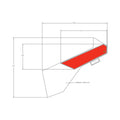 Front Fender Decal, Lower, Left by Polaris