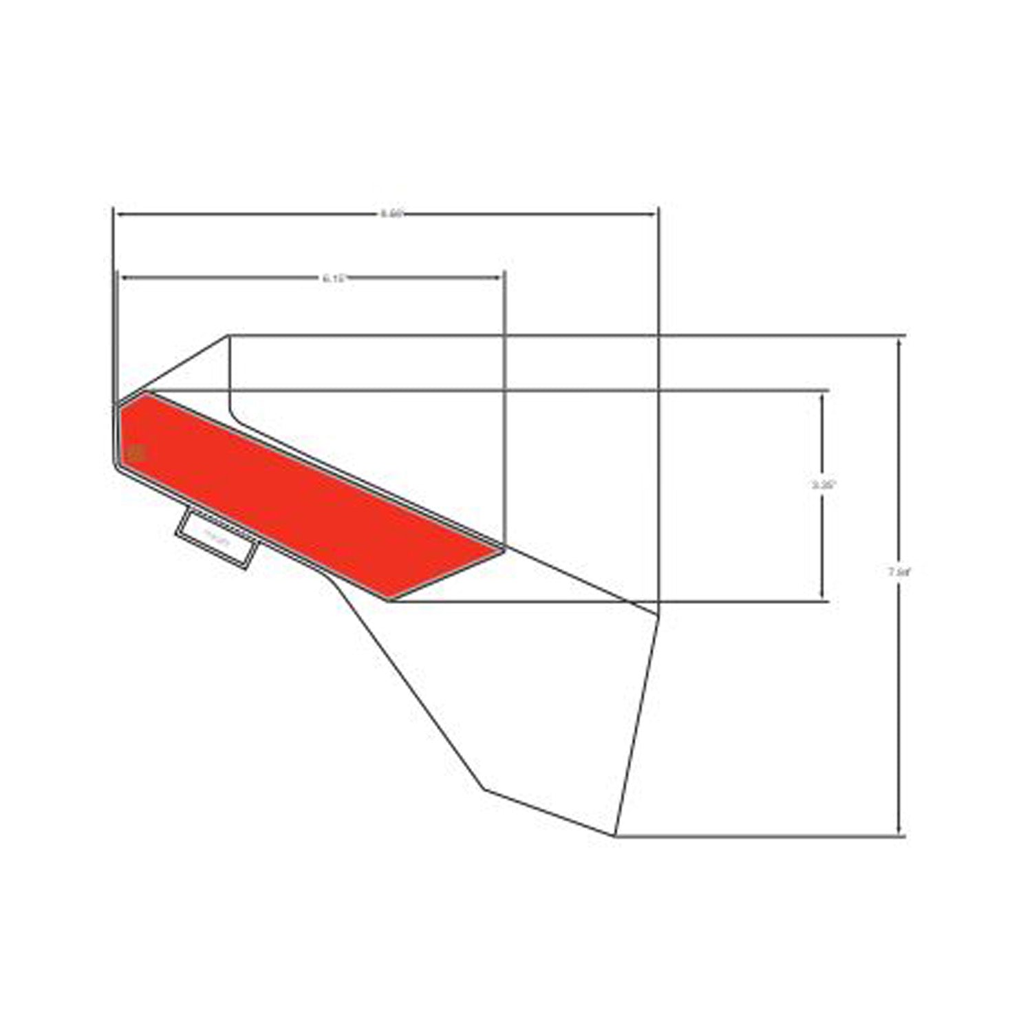 Front Fender Decal, Lower, Right by Polaris