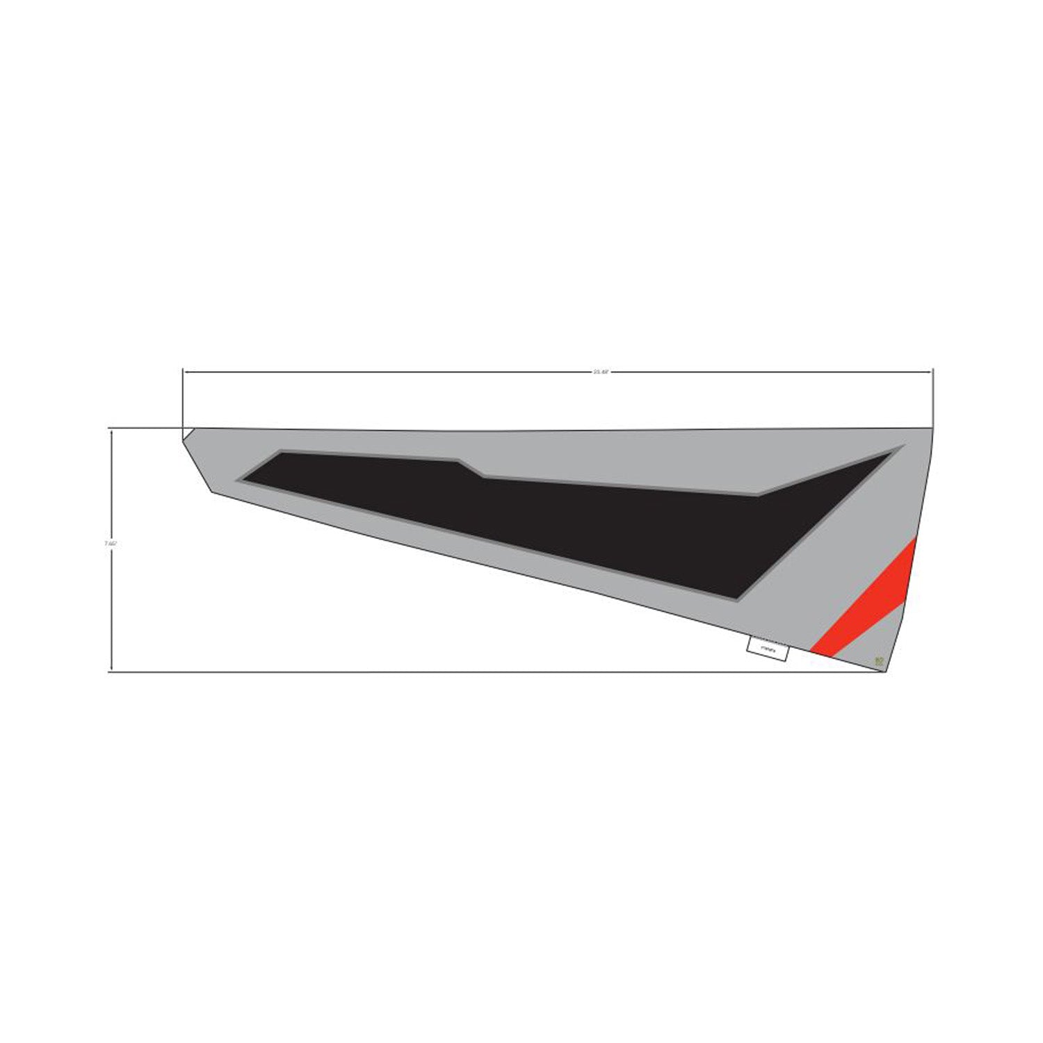 Door Decal, Middle, Left by Polaris