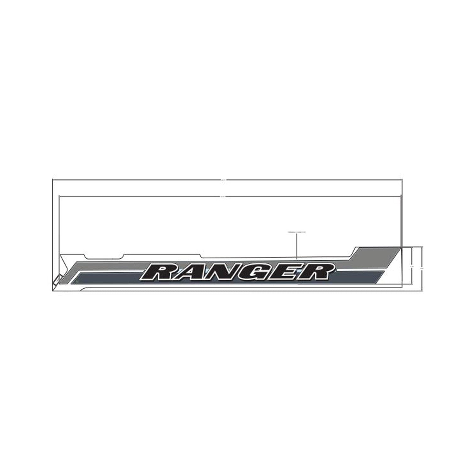 Cargo Box Side Decal, Ranger, Right by Polaris