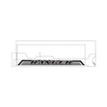 Black and gray rectangular cargo box side decal with "RANGER" text in bold white letters on left side.