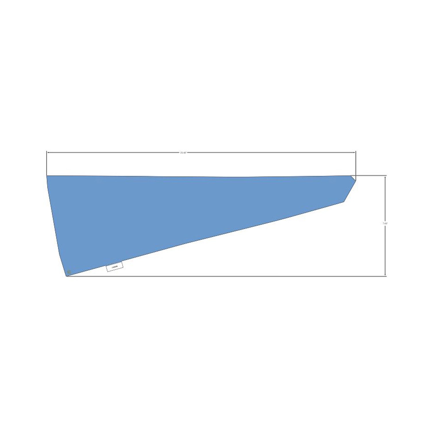 Upper Door Decal, Middle, Right by Polaris