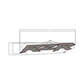 Upper Door Decal, RZR, Left by Polaris